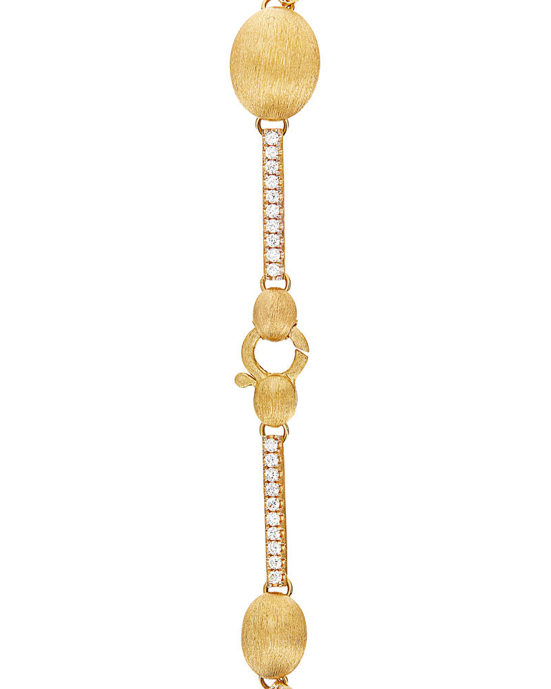 Nanis Bracciale "ARIA" con boules in oro e barrette di diamanti – Nanis Italian Jewels Vendita Economica