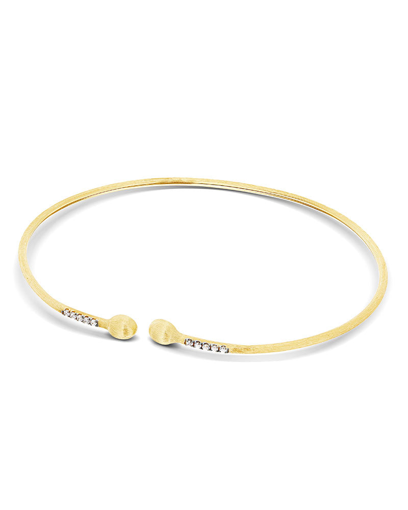 Nanis Bracciale a schiava "DANCING ÉLITE" essenziale inciso a mano in oro e – Nanis Italian Jewels I Più Venduti