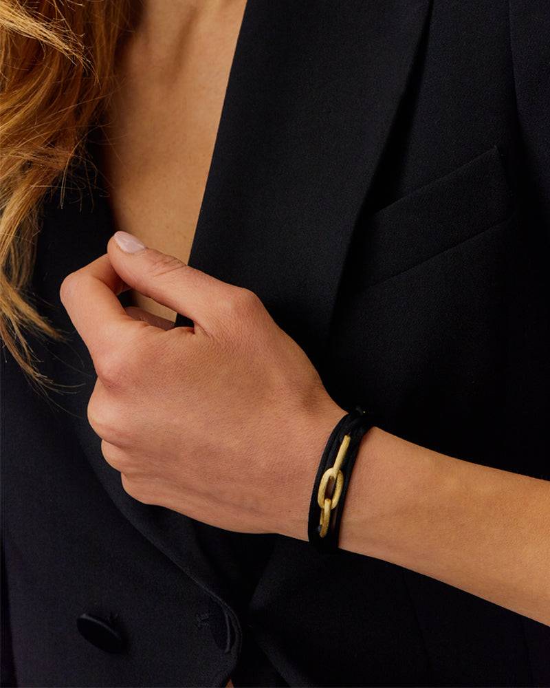 Nanis Bracciale collana "LIBERA SOUL" con triplo elemento in oro – Nanis Italian Jewels Moda