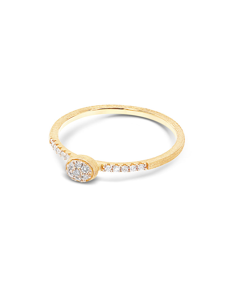 Nanis Anello di fidanzamento "DANCING ÉLITE" elegante inciso a mano in oro e – Nanis Italian Jewels Soddisfazione Garantita