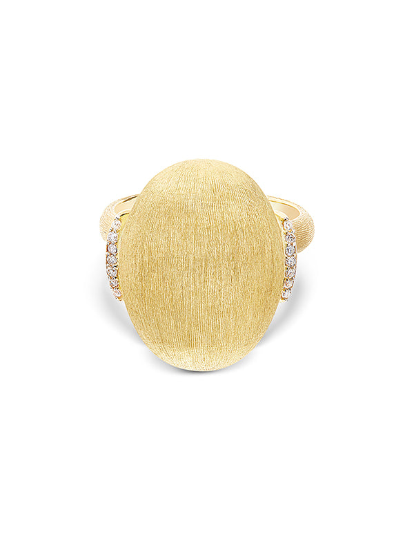 Nanis Anello "DANCING ÉLITE" con boule in oro e accenti di diamante (grande) – Nanis Italian Jewels Negozi Online