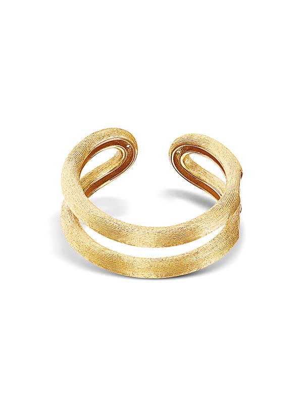 Nanis Anello "LIBERA" aperto in oro e diamanti – Nanis Italian Jewels In Vendita