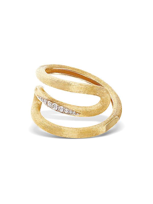 Nanis Anello "LIBERA" a spirale in oro e diamanti – Nanis Italian Jewels Saldi