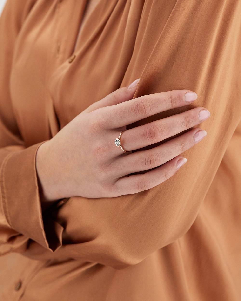 Nanis Anello di fidanzamento "DANCING ÉLITE" romantico in oro rosa e diamant – Nanis Italian Jewels Ultimi due giorni