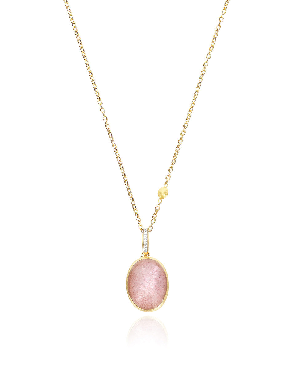 Nanis Charm Rosolio "Boules" in oro inciso, diamanti, cristallo di rocca, qu – Nanis Italian Jewels Shopping Online