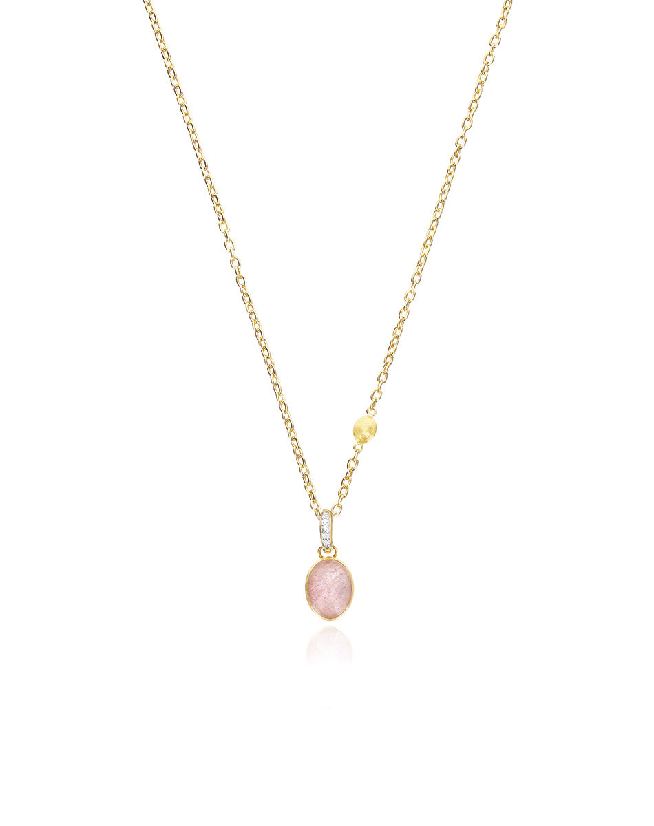 Nanis Charm Rosolio "Boules" in oro inciso, diamanti, cristallo di rocca, qu – Nanis Italian Jewels Prezzo Ridotto