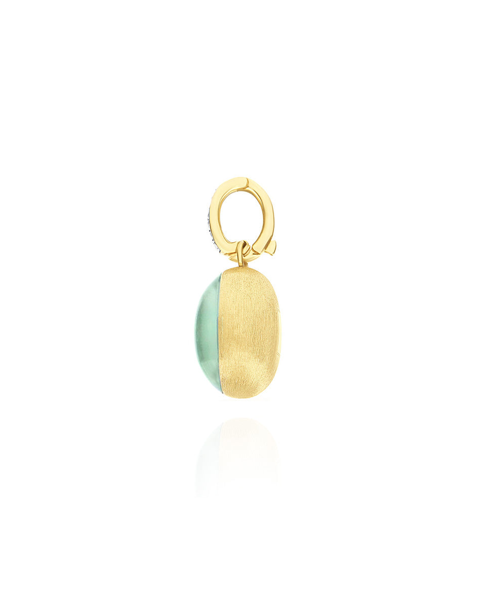 Nanis Charm Lattementa "Boules" in oro inciso, diamanti, cristallo di rocca – Nanis Italian Jewels Novità