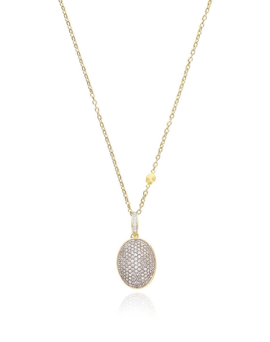 Nanis Charm "Boules" in oro inciso e pavè di diamanti (grande) – Nanis Italian Jewels Hotsell
