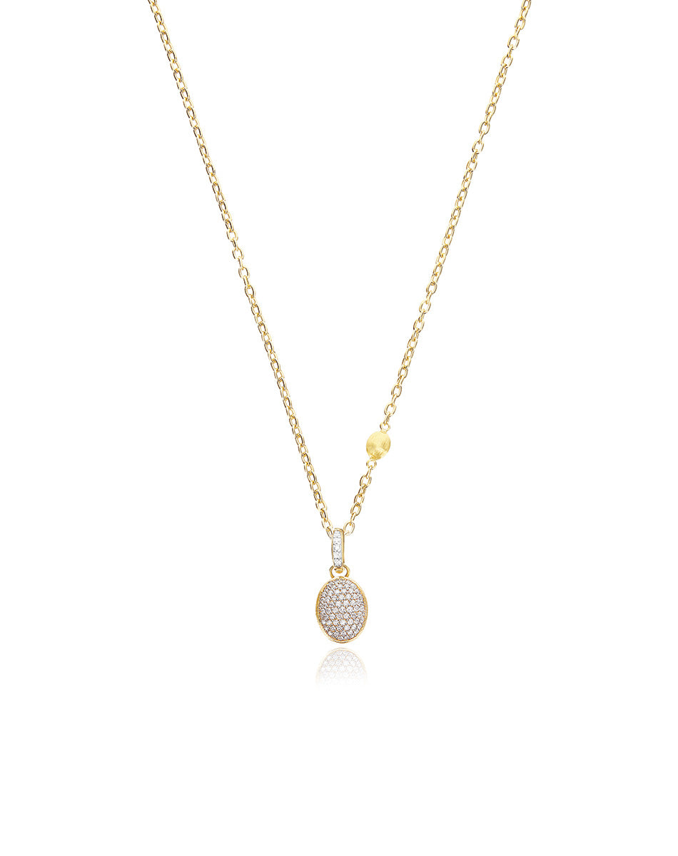 Nanis Charm "Boules" in oro inciso e pavè di diamanti (piccolo) – Nanis Italian Jewels Vendita Economica