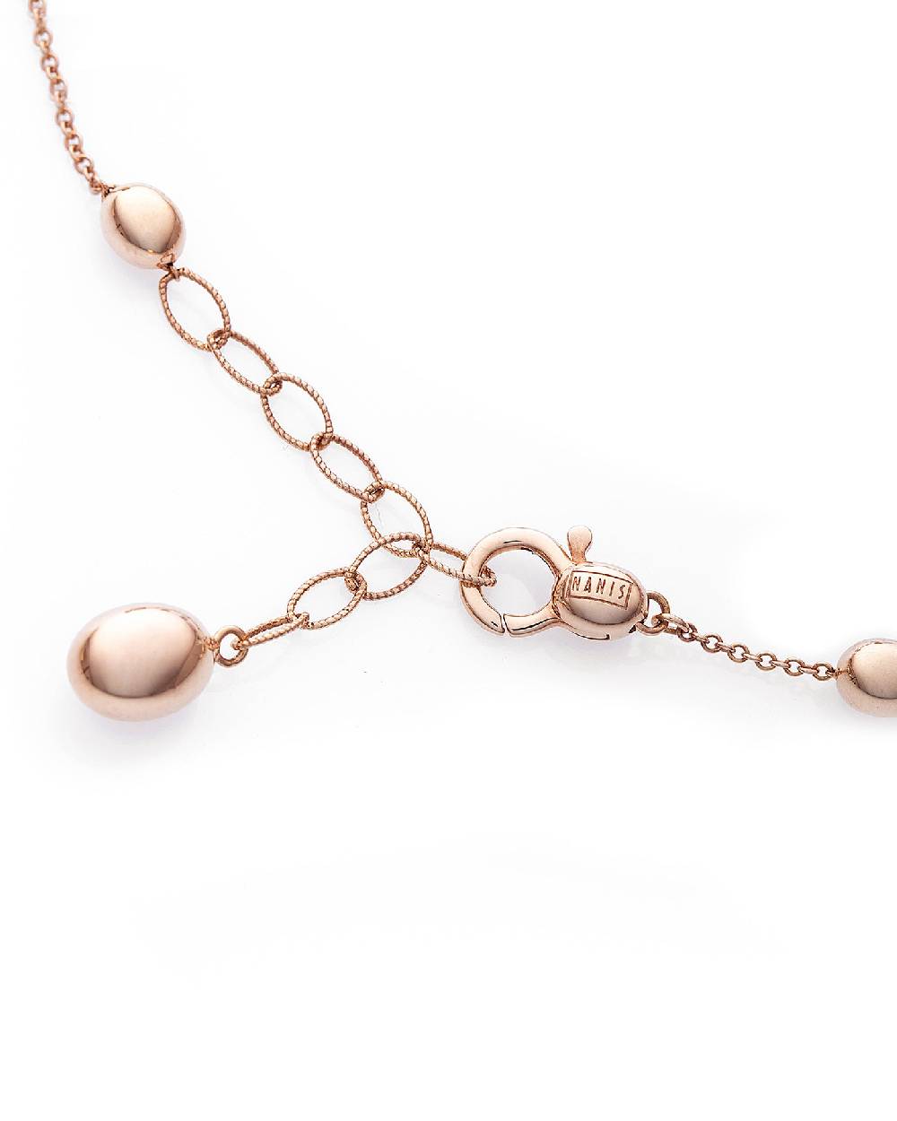 Nanis Bracciale "soffio" con boules in oro rosa – Nanis Italian Jewels Vendita