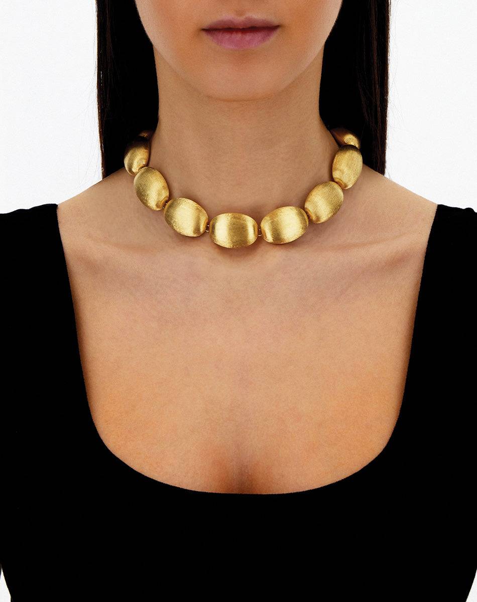 Nanis Collana di perle in oro "Muse" (grande) – Nanis Italian Jewels Saldi