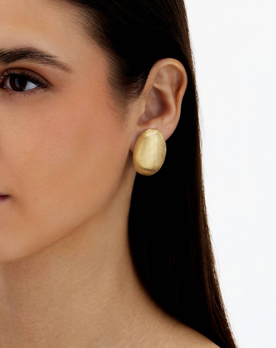 Nanis Orecchini di perle a lobo in oro "Muse" (grandi) – Nanis Italian Jewels Saldi Di Fabbrica