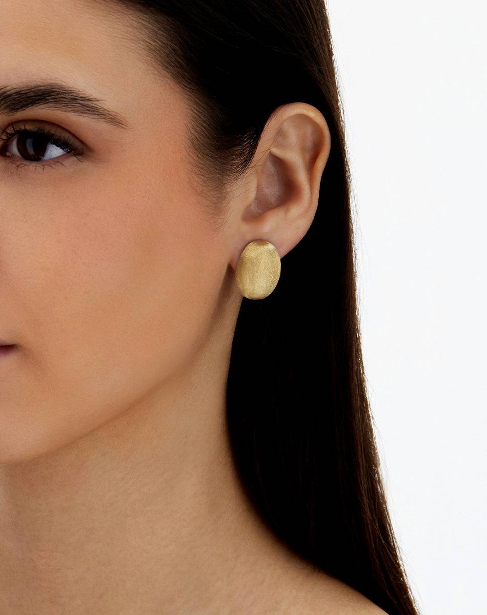 Nanis Orecchini di perle a lobo in oro "Muse" (medi) – Nanis Italian Jewels I Più Venduti