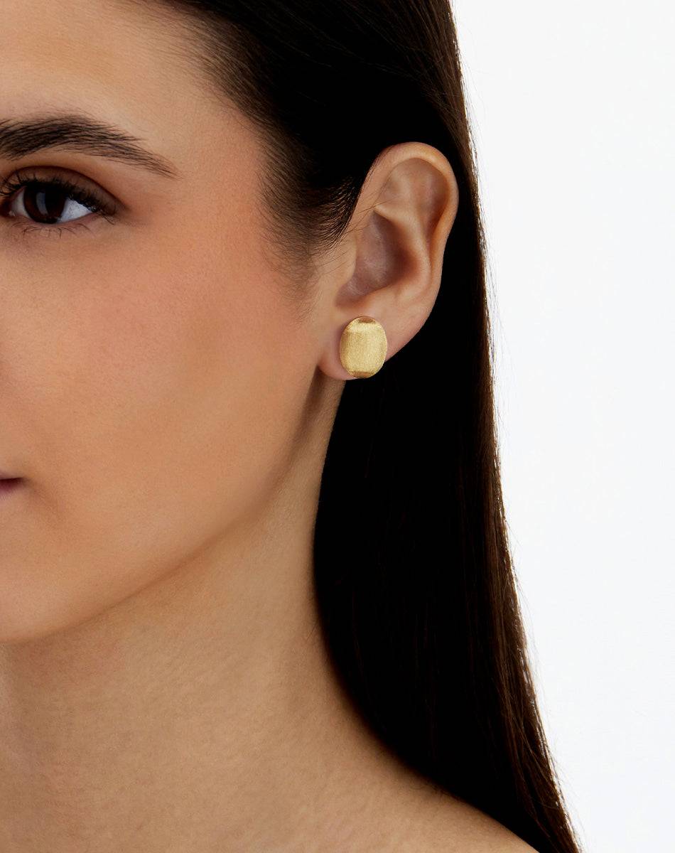 Nanis Orecchini di perle a lobo in oro "Muse" (piccoli) – Nanis Italian Jewels Vendite Flash