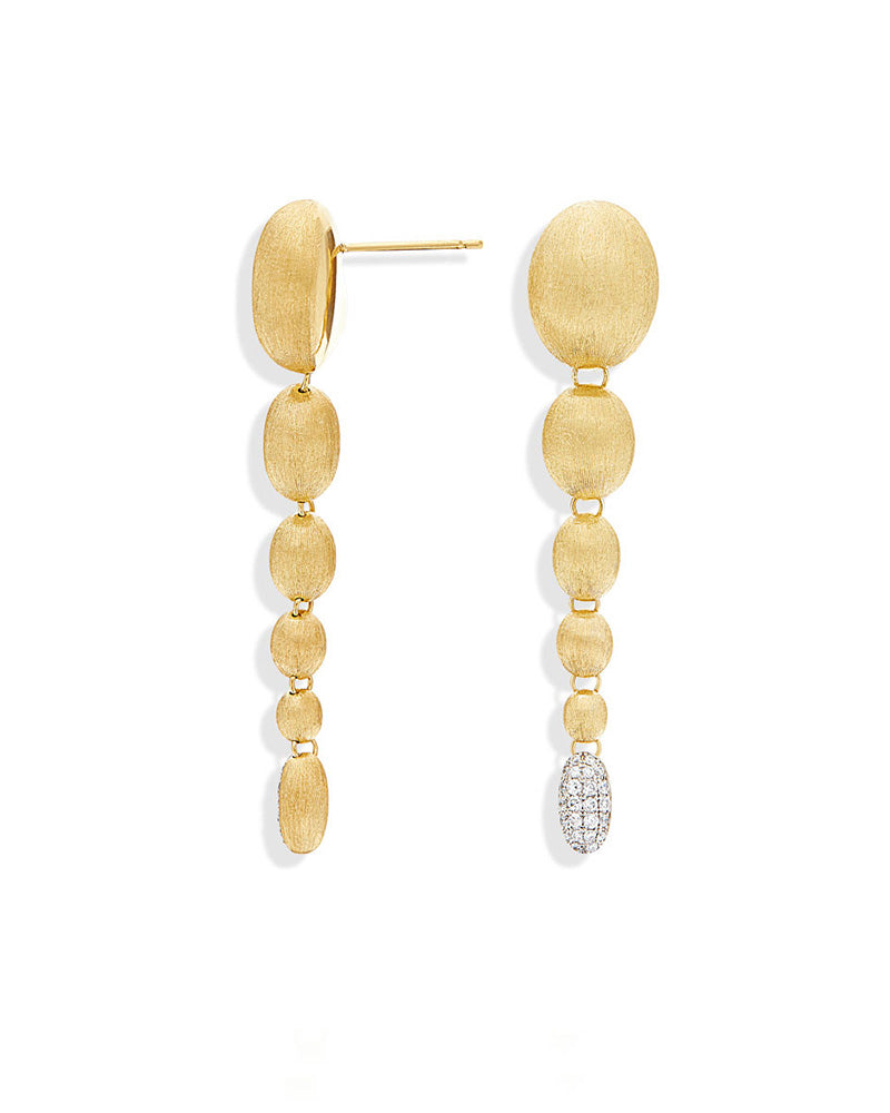 Nanis Orecchini "IVY" pendenti con boules degradè in oro e diamanti – Nanis Italian Jewels Promozione