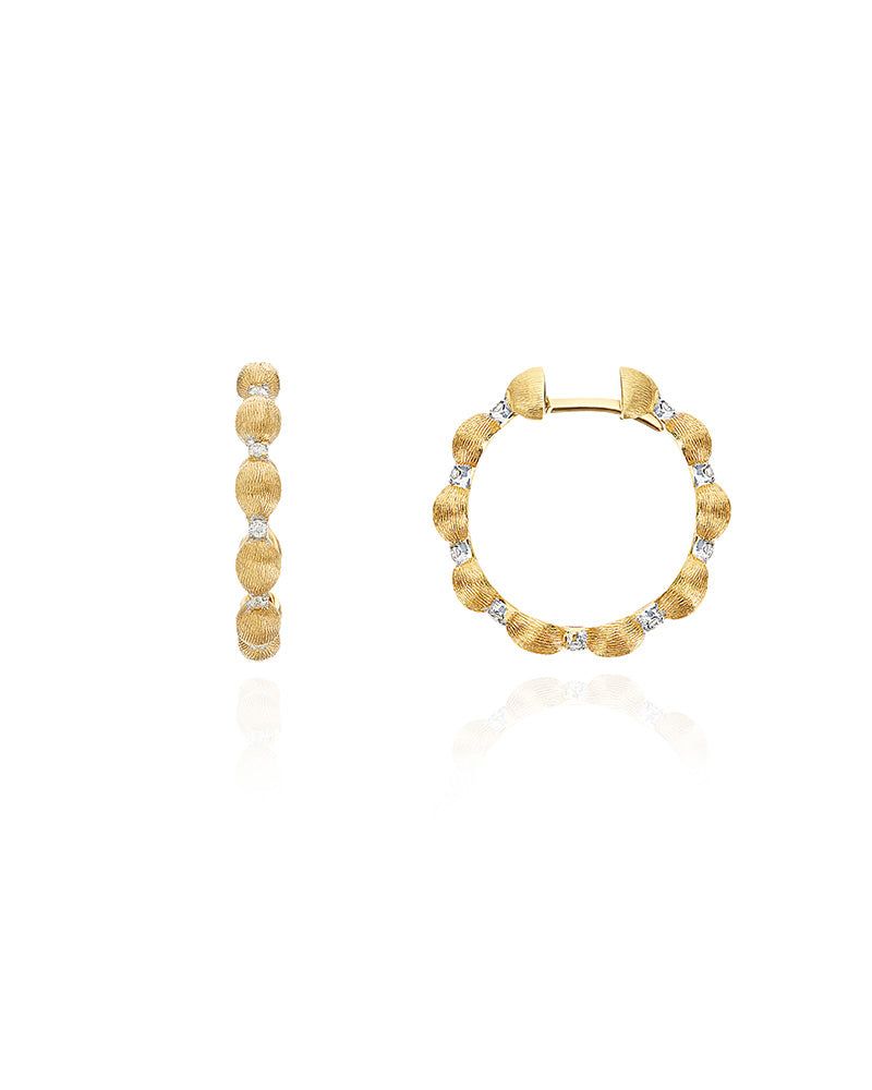 Nanis Orecchini a cerchio "DANCING ÉLITE" in oro e diamanti – Nanis Italian Jewels Vendite Flash