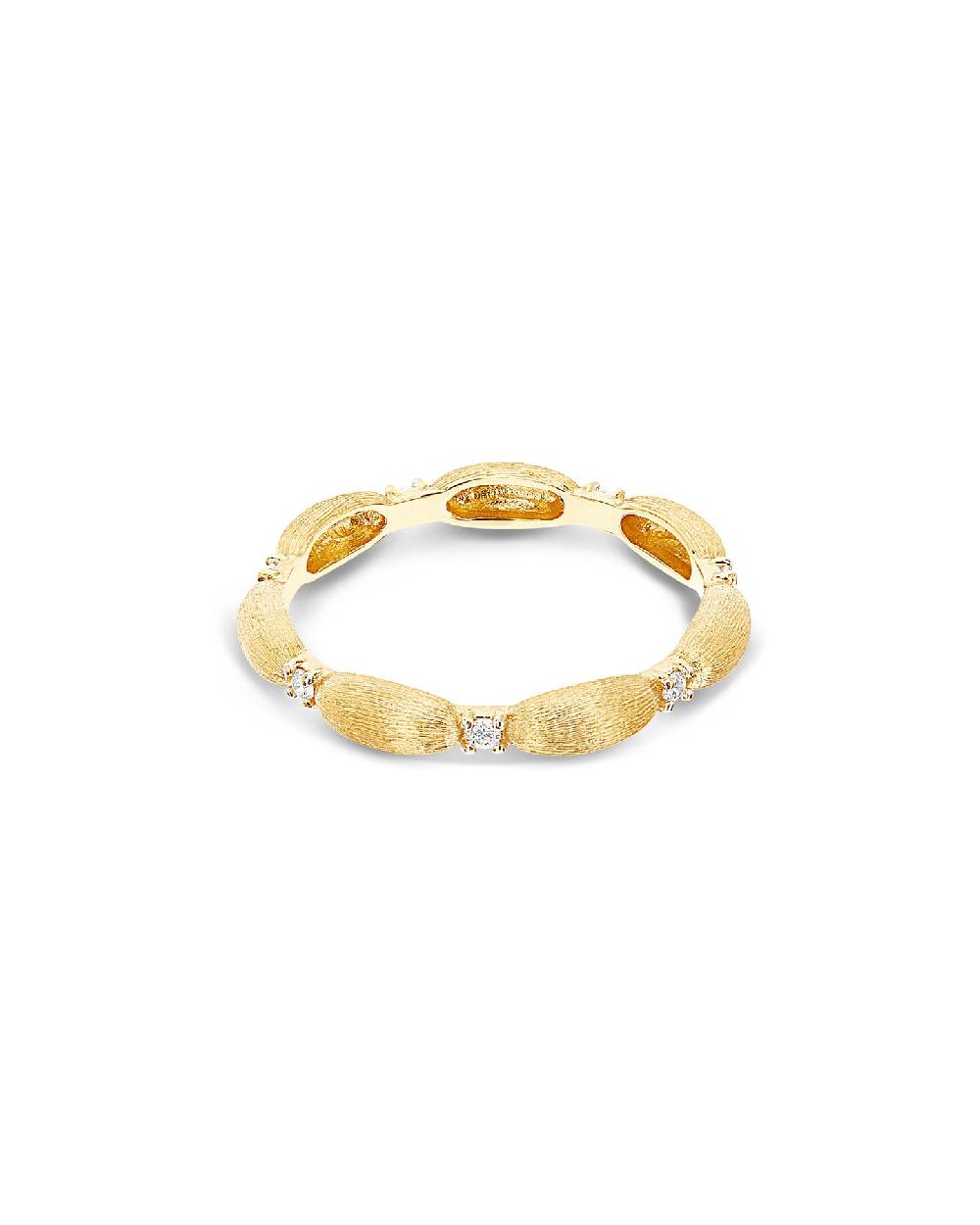Nanis Anello "DANCING ÉLITE" con boules in oro e dettagli di diamanti – Nanis Italian Jewels Vendita