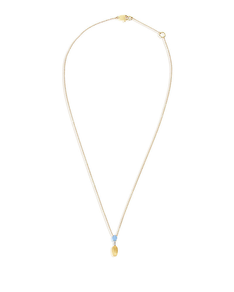 Nanis Collana "DANCING AZURE" pendente con ciondolo in oro, barrette di diam – Nanis Italian Jewels Acquista Ora