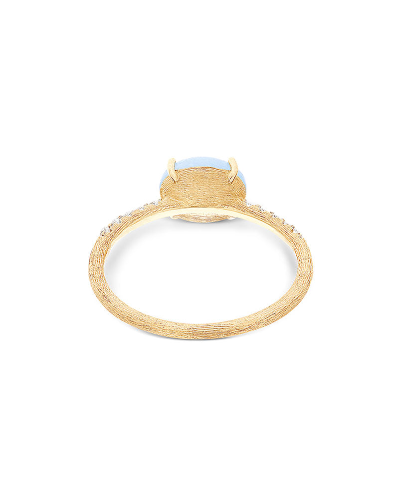Nanis Anello "DANCING AZURE" impilabile in oro, diamanti e acquamarina (medi – Nanis Italian Jewels Offerta