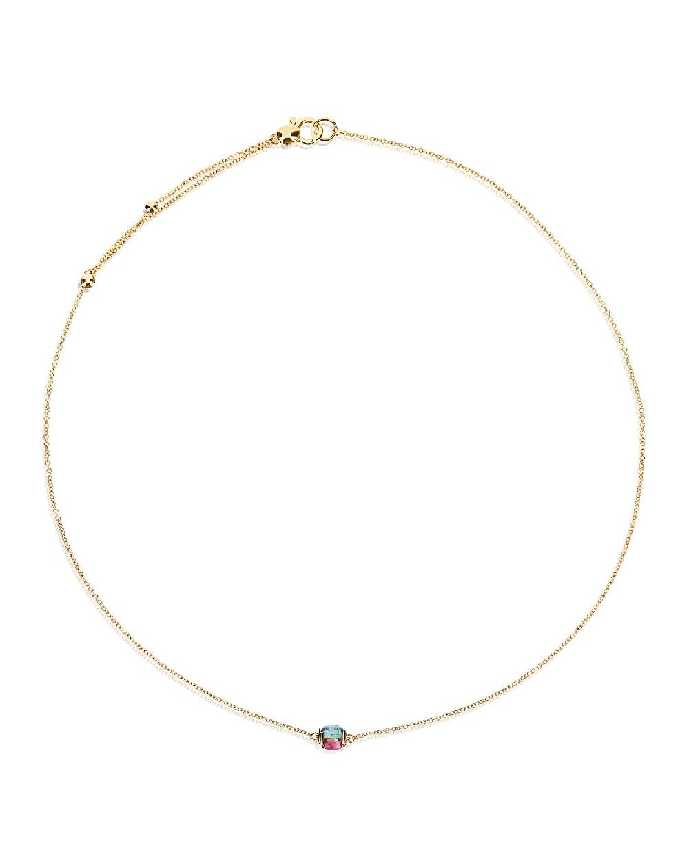 Nanis Choker cabochon "DANCING TOURMALINES" in oro e doppia tormalina colora – Nanis Italian Jewels Nuova