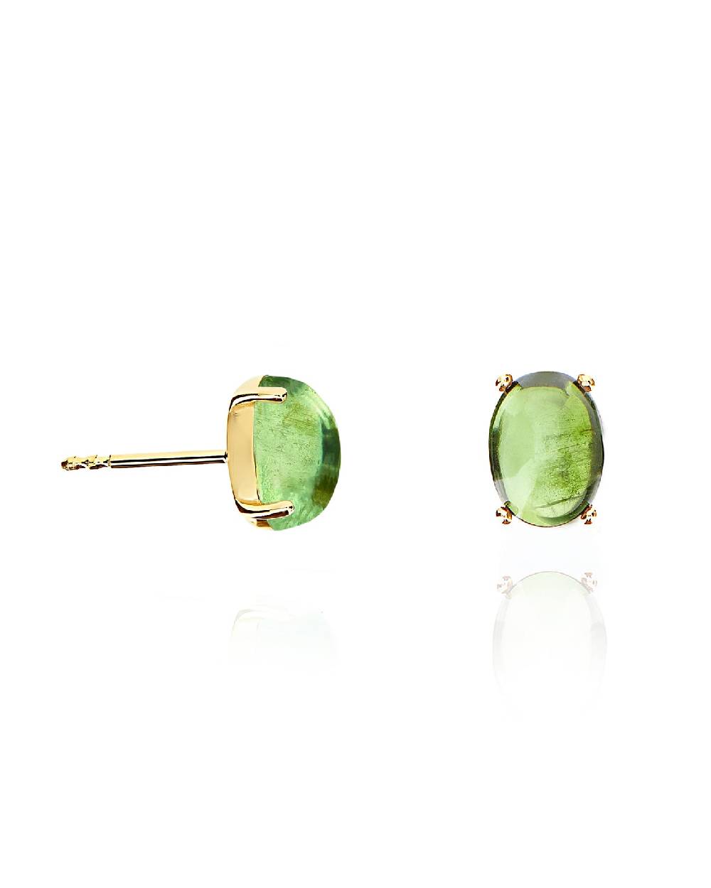 Nanis Orecchini a lobo "DANCING TOURMALINES" in oro e tormalina verde (grand – Nanis Italian Jewels Fino Al -60%
