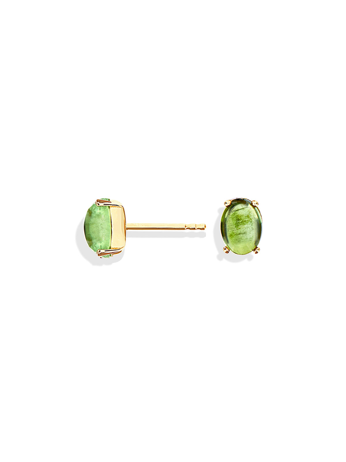 Nanis Orecchini a lobo "DANCING TOURMALINES" in oro e tormalina verde (picco – Nanis Italian Jewels Shopping Online