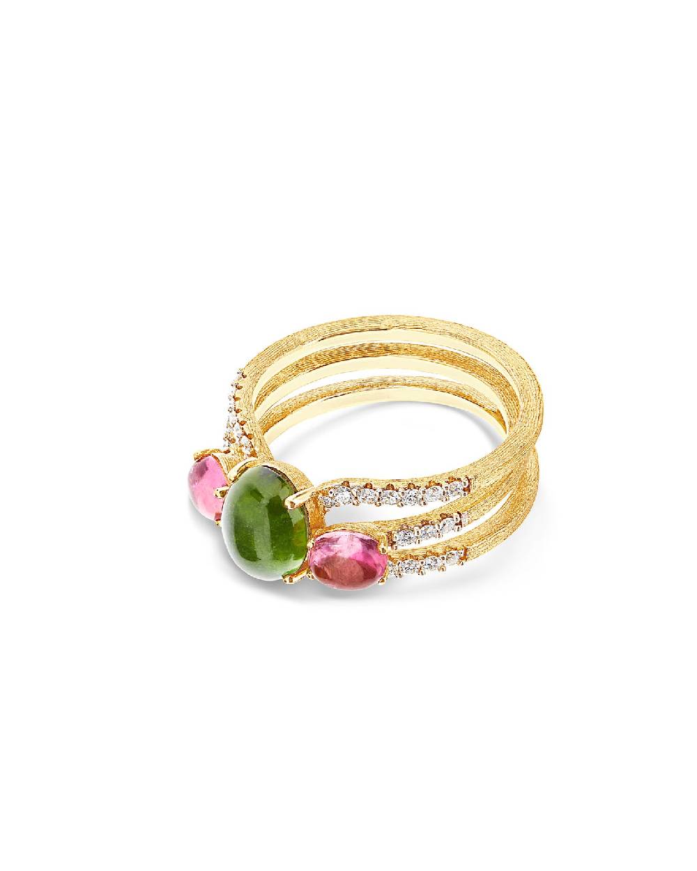 Nanis Anello "DANCING TOURMALINES" scomponibile in oro, diamanti, tormaline – Nanis Italian Jewels Prezzo Ridotto