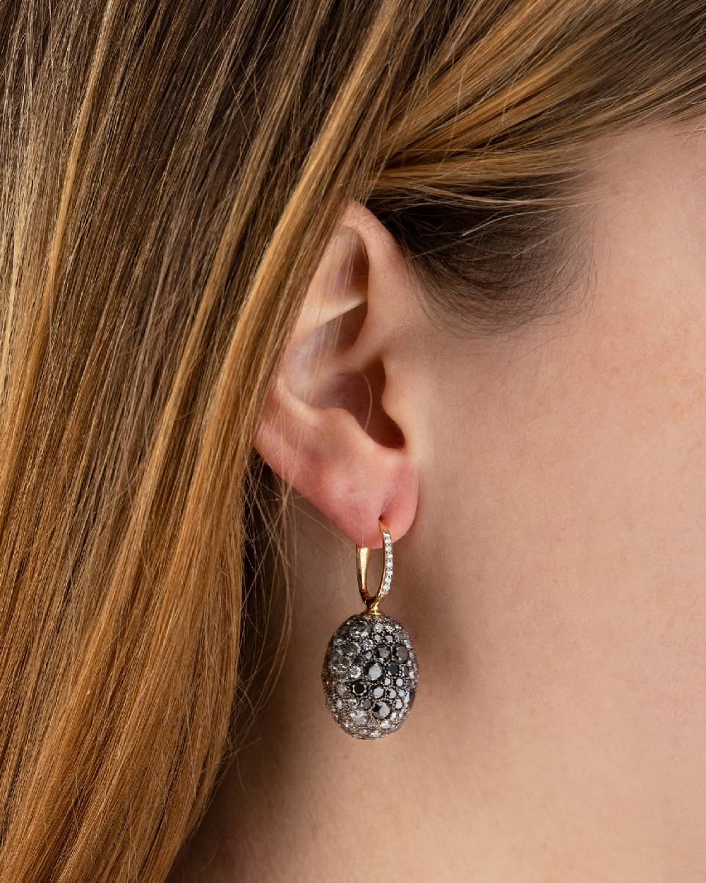 Nanis Orecchini CILIEGINE "DANCING REVERSE" double face in oro, rubini, diam – Nanis Italian Jewels Offerte