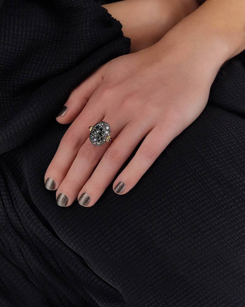 Nanis Anello "DANCING REVERSE" double face in oro, rubini, diamanti e crista – Nanis Italian Jewels Vendita Economica