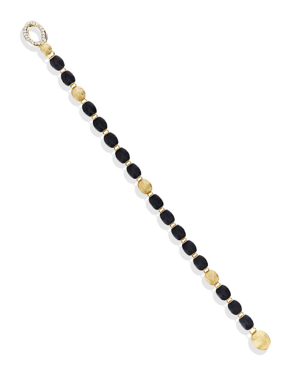 Nanis Bracciale IVY "MYSTERY BLACK" con boules in onice nero, oro e diamanti – Nanis Italian Jewels Spedizione Gratuita