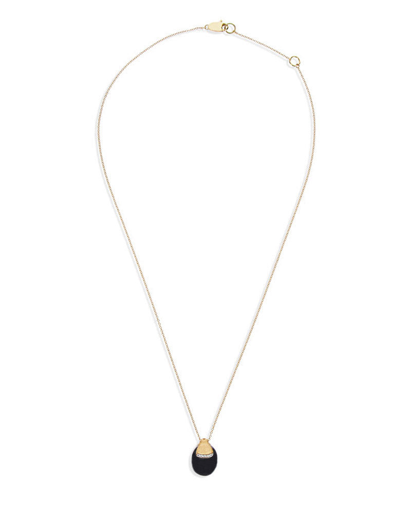 Nanis Collana "DANCING MYSTERY BLACK" pendente in oro con boule in onice ner – Nanis Italian Jewels Pezzi Unici