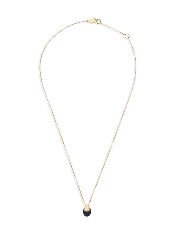 Nanis Collana "DANCING MYSTERY BLACK" pendente in oro con boule in onice ner – Nanis Italian Jewels Soddisfazione Garantita