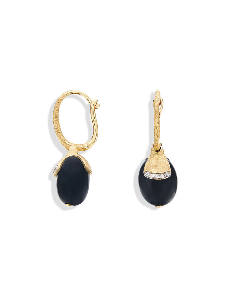 Nanis Orecchini CILIEGINE "DANCING MYSTERY BLACK" pendenti con boules in oro – Nanis Italian Jewels Acquista Ora