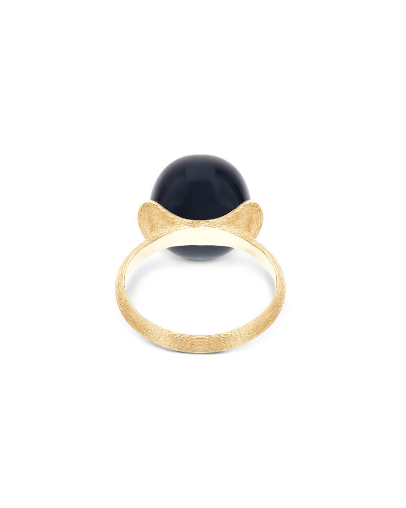 Nanis Anello "DANCING MYSTERY BLACK" con boule in oro, diamanti e onice nero – Nanis Italian Jewels Consegna Veloce