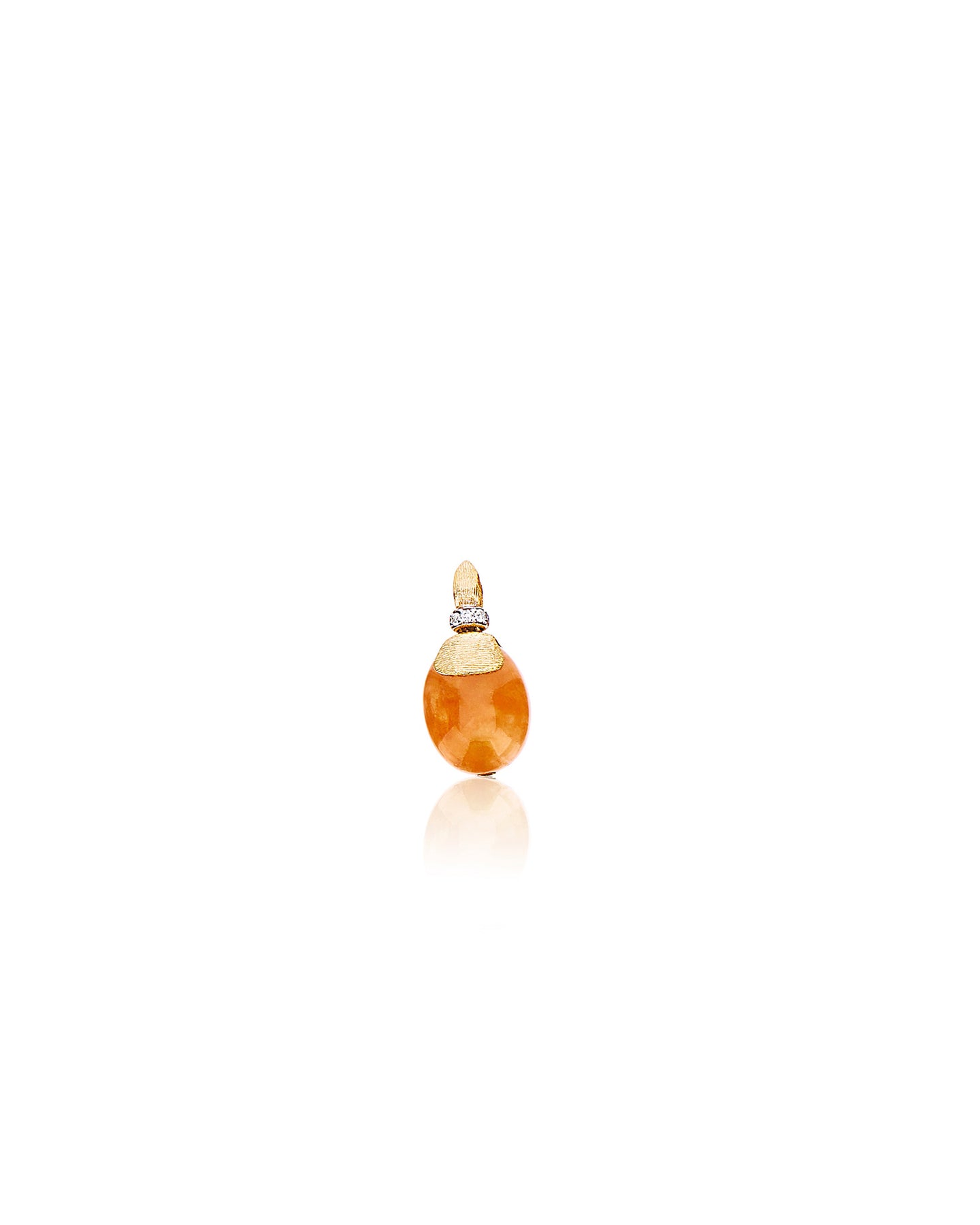 Nanis Pendente "PETRA" in oro, diamanti e avventurina arancione (piccolo) – Nanis Italian Jewels In Linea