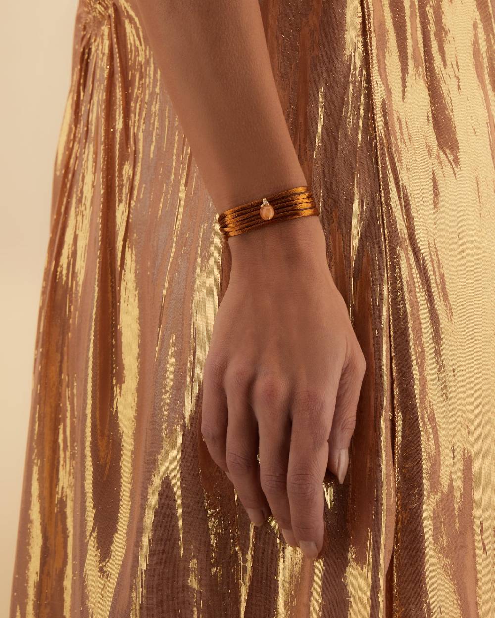 Nanis Pendente "PETRA" in oro, diamanti e avventurina arancione (piccolo) – Nanis Italian Jewels In Linea