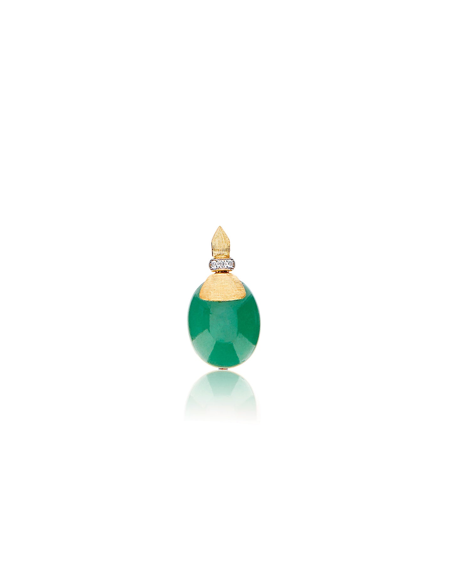 Nanis Pendente "AMAZZONIA" in oro, diamanti e avventurina verde (medio) – Nanis Italian Jewels Acquista Ora