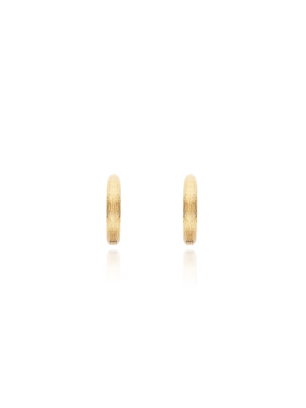 Nanis Orecchini a cerchio piccoli "LIBERA"in oro – Nanis Italian Jewels Online