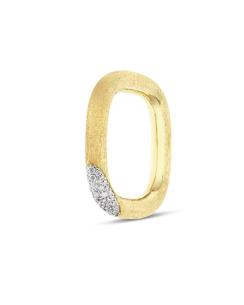 Nanis Anello "LIBERA" squadrato in oro e diamanti (grande) – Nanis Italian Jewels Sconto di tempo limitato