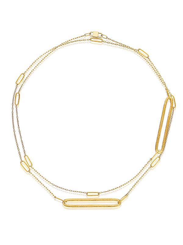 Nanis Collana chanel "LIBERA" con catena in oro lunga – Nanis Italian Jewels Italia