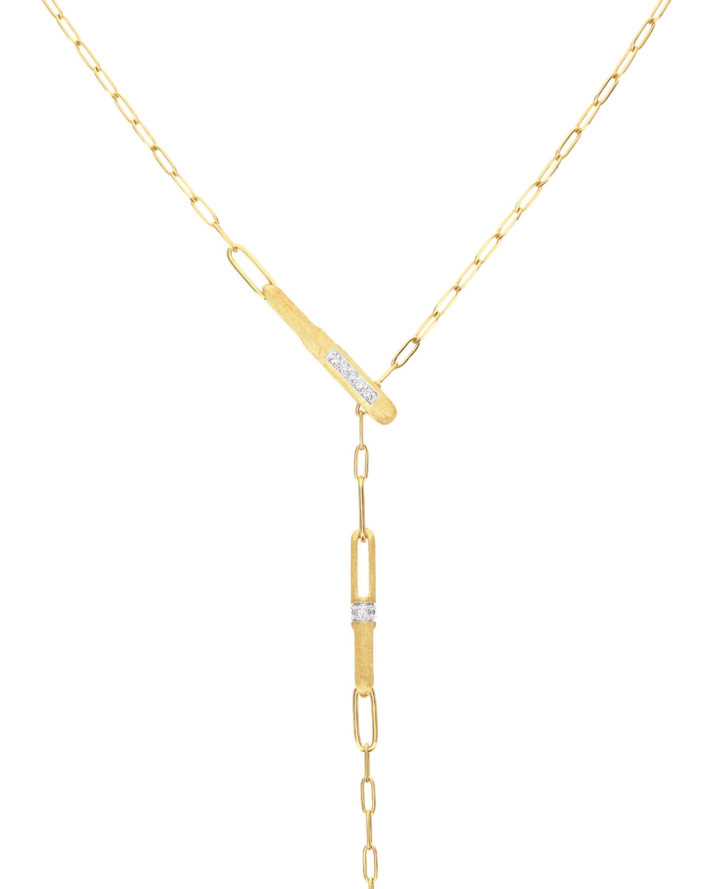 Nanis Collana a Y "LIBERA" soffio in oro e diamanti – Nanis Italian Jewels 2025
