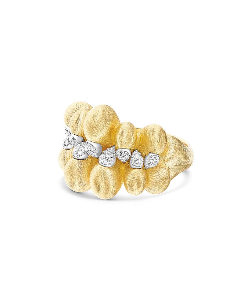 Nanis Anello "TRASFORMISTA" con elementi a goccia in oro e diamanti – Nanis Italian Jewels Vendite Flash
