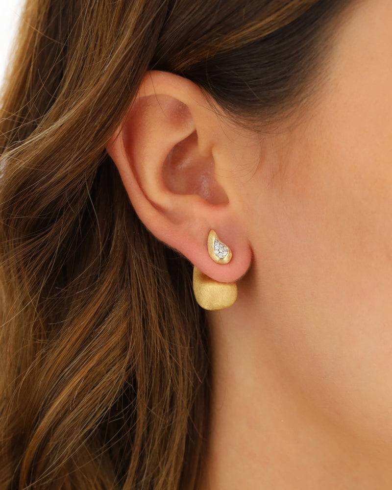Nanis Orecchini "CASHMERE" 3 in 1 in oro e diamanti – Nanis Italian Jewels 2025