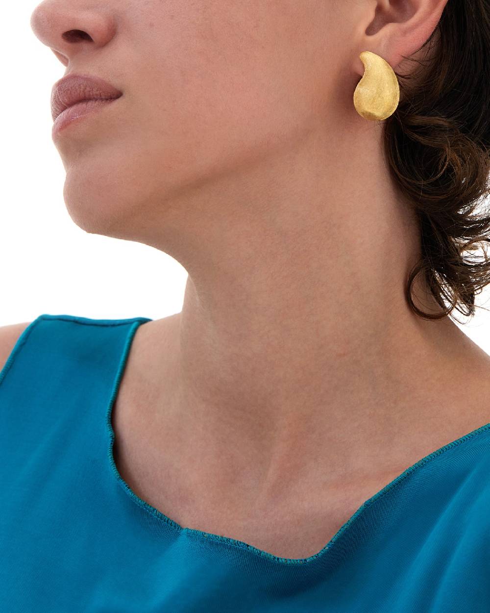 Nanis Orecchini a lobo "CASHMERE" in oro – Nanis Italian Jewels Italia