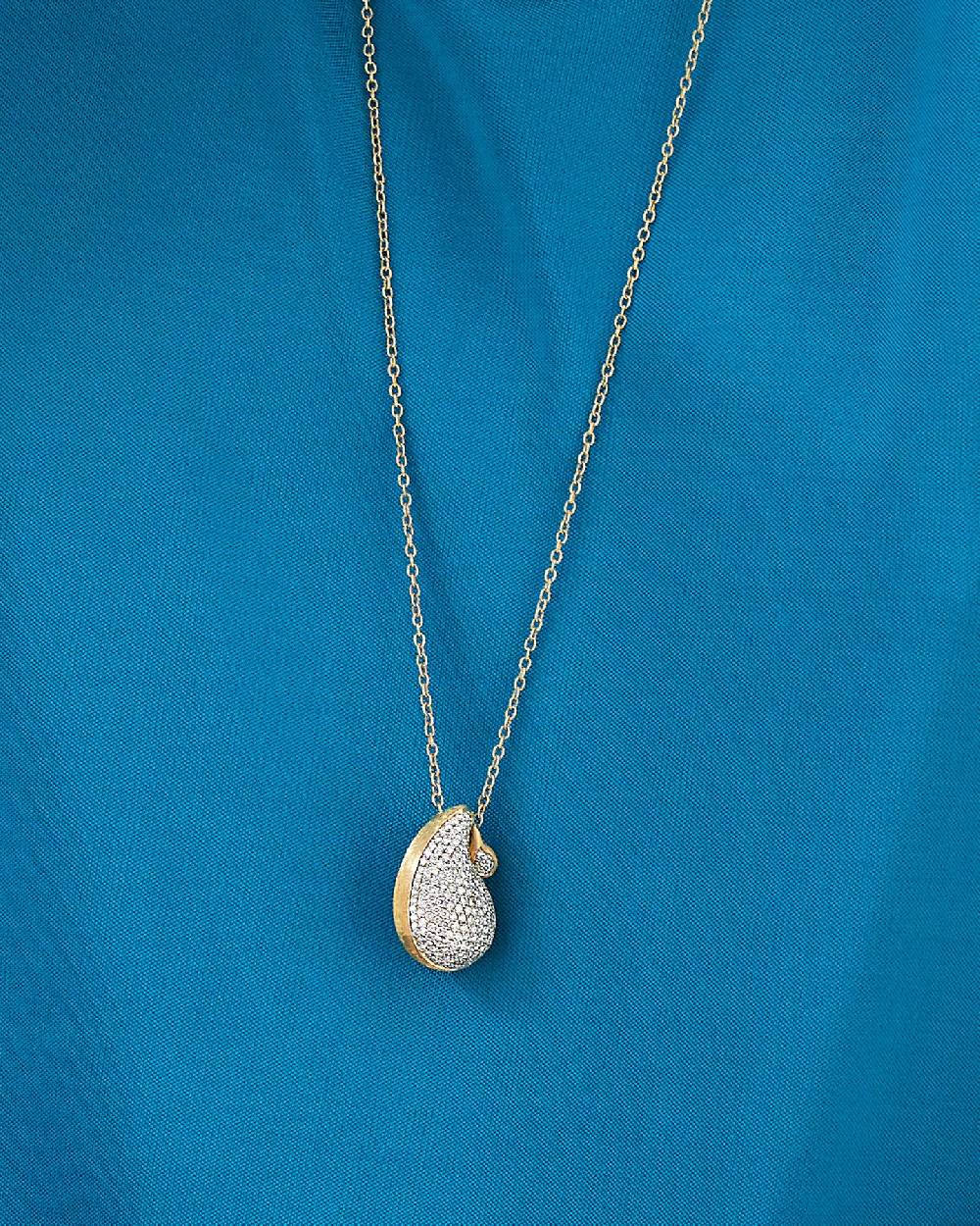 Nanis Collana "CASHMERE" pendente con ciondolo in oro e diamanti – Nanis Italian Jewels In Linea