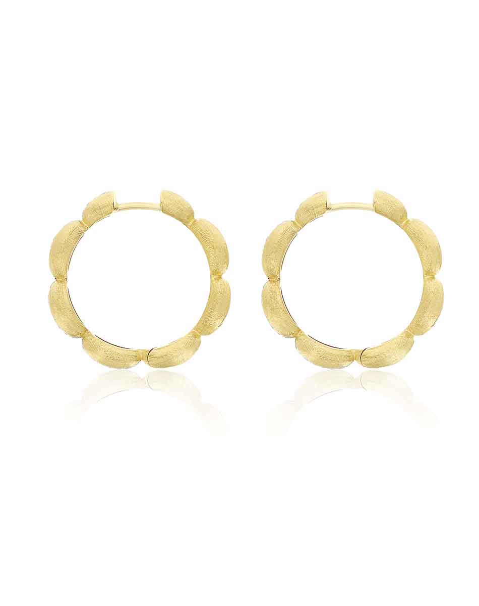Nanis Orecchini a cerchio grandi "Diva" in oro e diamanti – Nanis Italian Jewels Acquista Ora