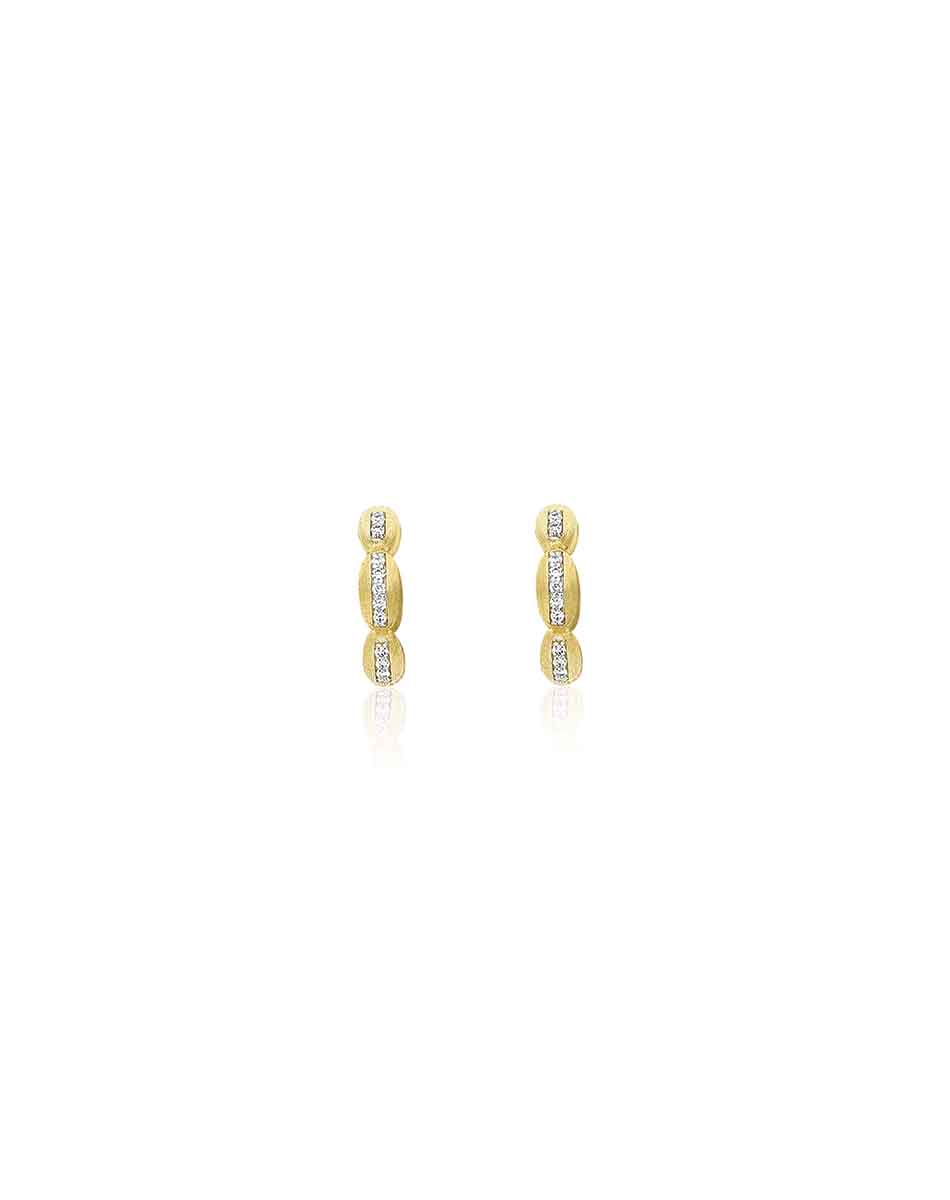 Nanis Orecchini a cerchio piccoli "Diva" in oro e diamanti – Nanis Italian Jewels Promozione Limitata