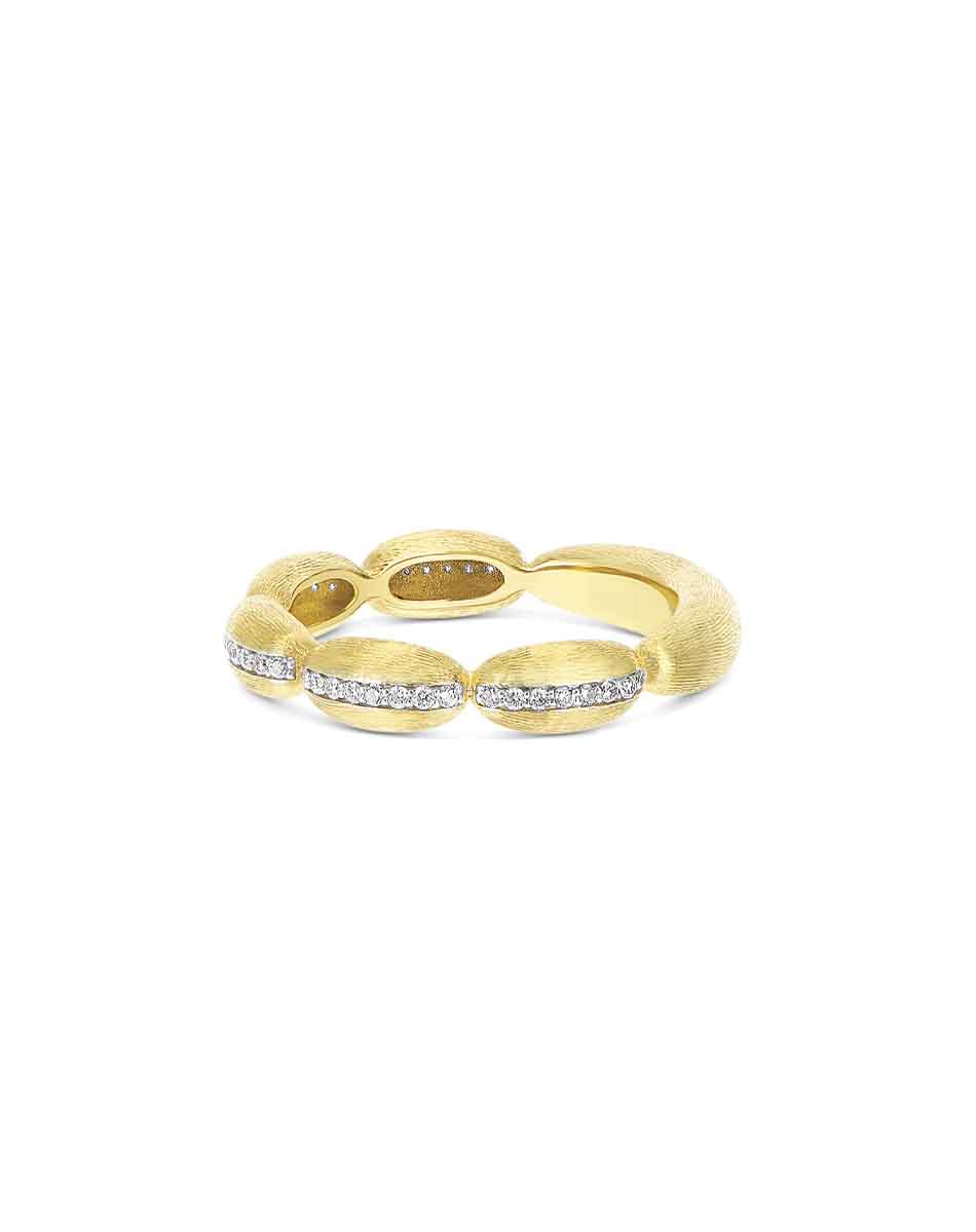 Nanis Anello “Diva” con boules in oro e diamanti – Nanis Italian Jewels Sottocosto