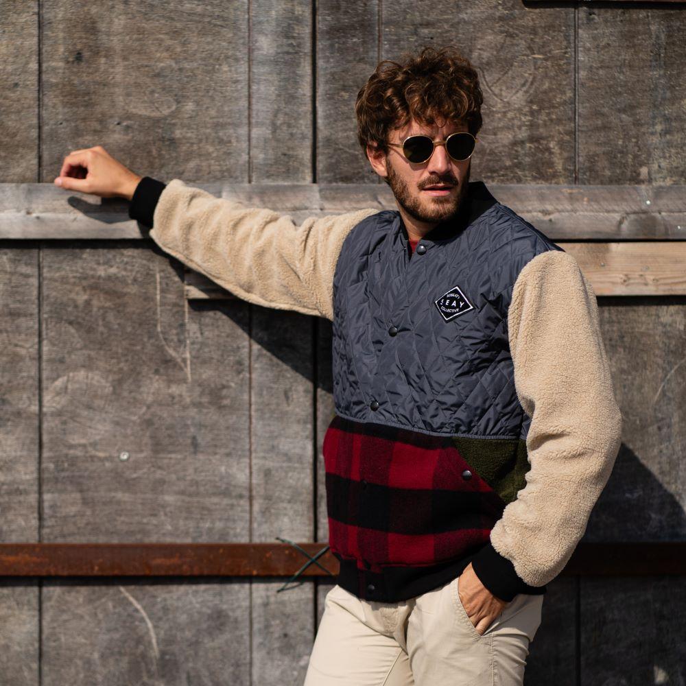 Seay / Giacca Varsity Patchwork In Vendita