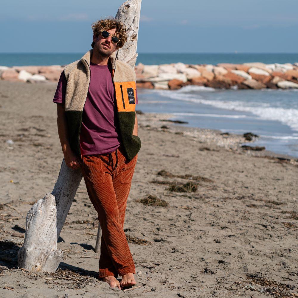 Seay / Gilet Teddy Sea Turtle & Natural Vendita Economica
